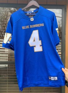 Blue Bombers Adam Bighill Jersey - Front